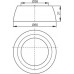 ALCAPLAST Krytka A-2000 adapter pre malý otvor V018
