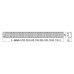 ALCAPLAST LINE Rošt pre líniový podlahový žľab 650mm, nerez lesk LINE-650L