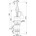ALCAPLAST Vypúšťací ventil Ecology pre moduly výšky 1000, 1200 A06E