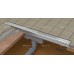 ALCAPLAST Professional podlahový žľab s okrajom pre plný rošt , zvislý odtok APZ1006-950