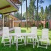 ALLIBERT ARUBA záhradná stolička polohovacia, svetlo sivá 17180080