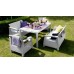 ALLIBERT CORFU FIESTA Set záhradný, biela/sivá 17198008