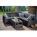 ALLIBERT CORFU RELAX Set záhradný, grafit/sivá 17202123