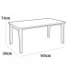 BAZÁR ALLIBERT FUTURA stôl 165 x 95 x 75 cm, grafit 17197868