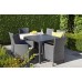 BAZÁR ALLIBERT IOWA záhradná stolička, 62 x 60 x 89cm, Cappuccino 17197853 POŠKODENÉ!!