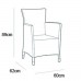 ALLIBERT SALVADOR Set balkónový, cappuccino/béžová 17200721