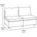ALLIBERT SAPPORO 2 Pohovka, 130 x 84 x 63,5 cm, grafit/sivá 17206028