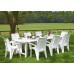 ALLIBERT SPRING záhradná stolička, 59 x 67 x 88 cm, svetlo šedá 17186172