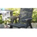 ALLIBERT BRASILIA záhradná stolička polohovacia, biela 17200064