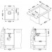 ALVEUS STYLUX 10 kuchynský drez nerez, 450 x 510 mm 1084278