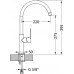 ALVEUS ARC 80 kuchynská batéria, čierna matná 1134889