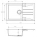 ALVEUS Set ROCK 130 drez 780x480 mm + batéria NINA, čierna
