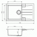 ALVEUS Rock 130 granitový kuchynský drez 780x480 mm, oat