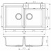 ALVEUS Set ROCK 90 drez 780x480 mm + batéria NINA, čierna