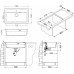 ALVEUS ATROX 40 kuchynský drez granitový, 790 x 500 mm, biela 1140443