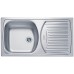 ALVEUS BASIC 150 kuchynský drez DEKOR, 780x435 mm, otvor pre baterie viz. foto