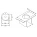 ALVEUS Cubo 10 kuchynský drez, 680 mm, Artic 1054625