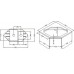 ALVEUS Cubo 80 drez Algranit, terra 1067425