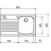 Franke Armonia AMX 611/2 nerezový drez ľavý 101.0120.022