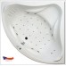 ARTTEC Massage FLAT 140x140 Hydro a air masážna akrylátová vaňa PAN00746