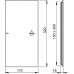 ALCAPLAST Vaňová dvierka 150 × 300 biela AVD002
