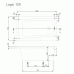 Gustavsberg LOGIC vaňa 120x70 klasická BA127LOG2W-01