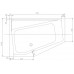 Gustavsberg LOGIC vaňa 150x105 offset ľavý BA150LOG3LIW-01