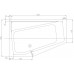 Gustavsberg LOGIC vaňa 160x105 offset ľavý BA160LOG3LIW-01