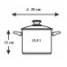 BANQUET Nerezový hrniec LIVING 13,5 l 48722013