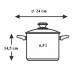 BANQUET Hrniec s pokrievkou 6,5l Massima 48HF10H24