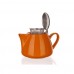 BANQUET Konvička s nerezovým viečkom a sitkom Bonnet oranžová OK 60GSSFYT138LO