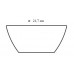 VETRO-PLUS Misa 21,7 cm VERONA dym 59M 85B SAM