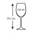 BANQUET CRYSTAL Leona poháre na biele víno, 340ml, 6ks, 02B4G006340