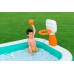BESTWAY Dunk N' Splash Nafukovací bazén s basketbalovým košom, 251 x 168 x 102 cm 54445
