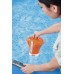 BESTWAY Flowclear Dákovací plavák s teplomerom 18,5 cm, oranžový 58209