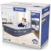 BESTWAY TriTech SleekFlow Nafukovacia posteľ s čelom a pumpou, 226 x 152 x 84 cm 67923