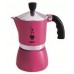BIALETTI Fiammetta kanvička, 3 porcie, hliník - tm. červená 2150199314