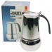 BIALETTI Kitty Nera kanvička, 10 porcií, nerez. oceľ 2160199314