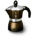 BIALETTI Dama Glamour kanvička, 3 porcie, hliník - tmavo červená 2160199319