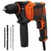 Black & Decker BEH710K Príklepová vŕtačka (23Nm/710W) , sada vrtákov, kufor