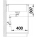 BLANCO AXIA III 5 S-F IF silgranit káva drez vpravo s excentrom prísluš. drevo 523230