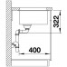 BLANCO SUBLINE 700 U Level InFino SILGRANIT aluminium drez vľavo 523540