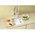 BLANCO SUBLINE 350/150 U InFino Keramika basalt drez vľavo bez excentru 523746