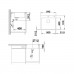 BLANCO SUBLINE 500 IF/A SteelFrame InFino SILGRANIT antracit bez tiahla 524113