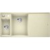 BLANCO Axia III 6 S-F Infino drez, s excentrom Silgranit, jazmín 524667