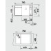BLANCO Axia II 45 S-F drez Silgranit antracit 516785