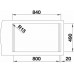 BLANCO Divon II 8-IF Infino drez, s excentrom nerez 521663