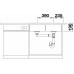 BLANCO Divon II 8-IF Infino drez, s excentrom nerez 521663