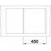 BLANCO Metra 45 S-F drez SILGRANIT, antracit 519081