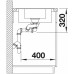 BLANCO Metra 6 S-F drez SILGRANIT, antracit 519113